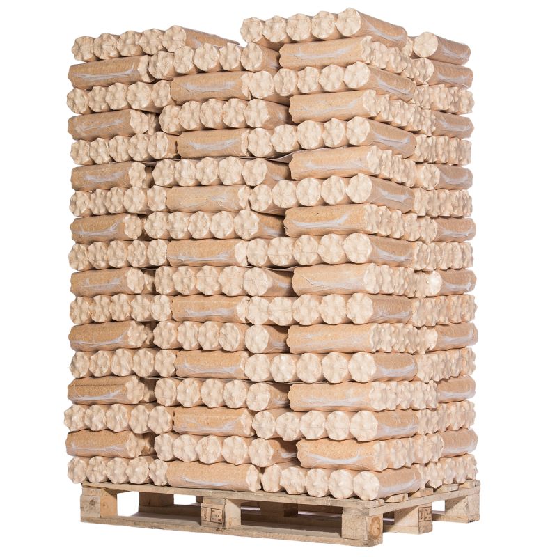 Madera densificada y resinosa Palet 960 kg