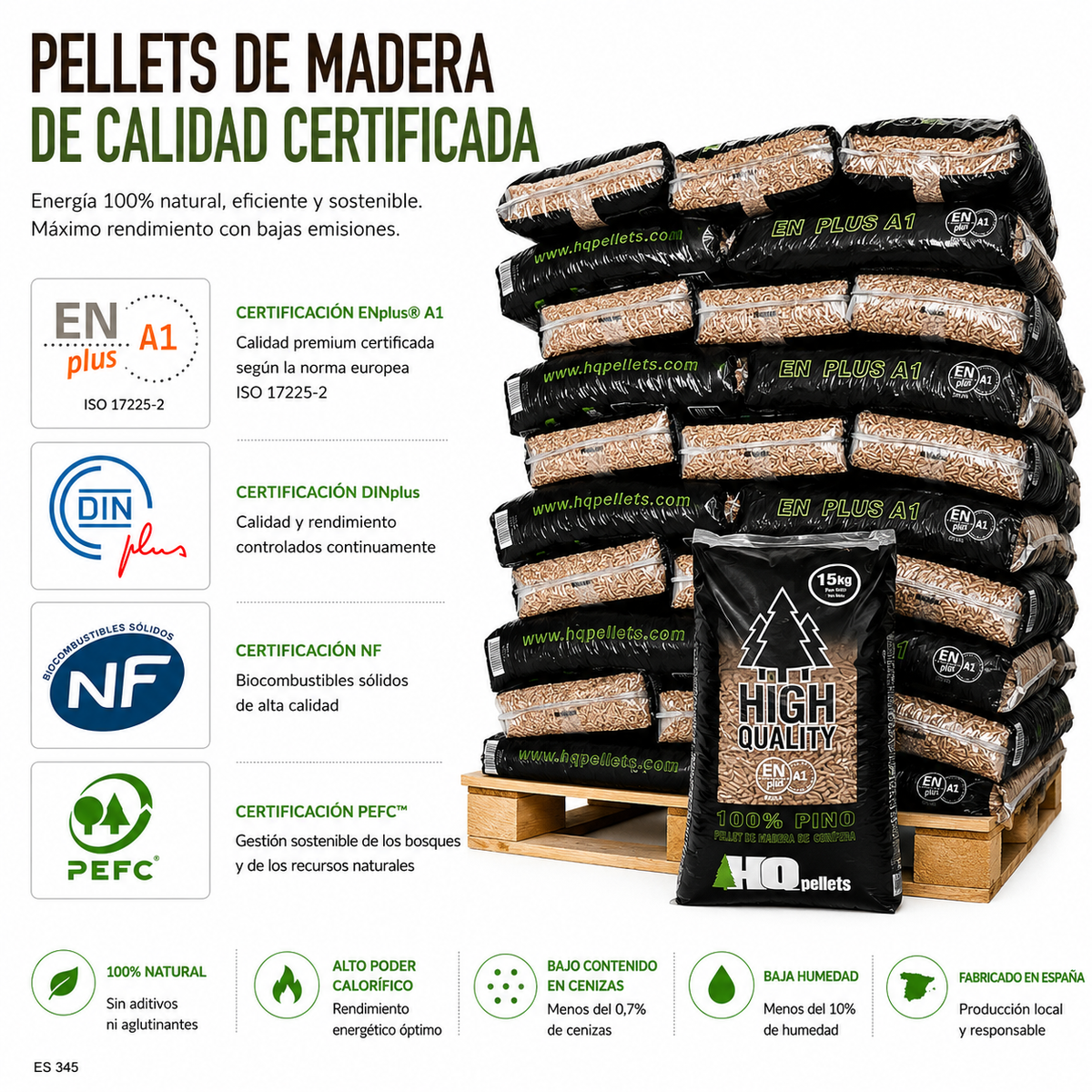 Hq pellet – 70 sacos